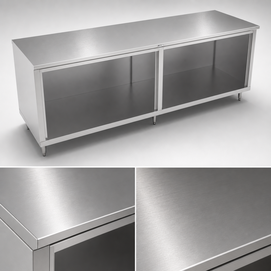 14-Gauge 300 Series Stainless Steel Flat Top