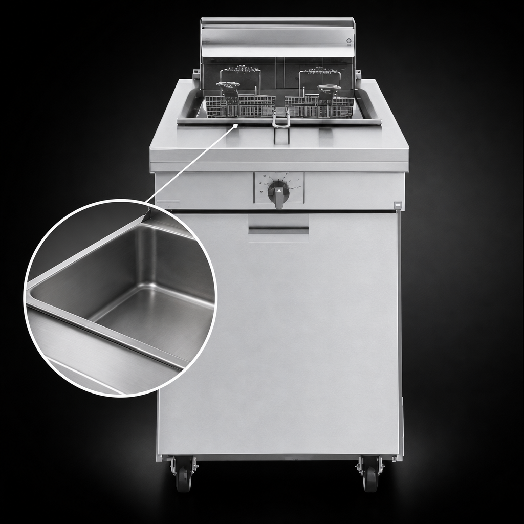 70 Lb. Stainless Steel Frypot