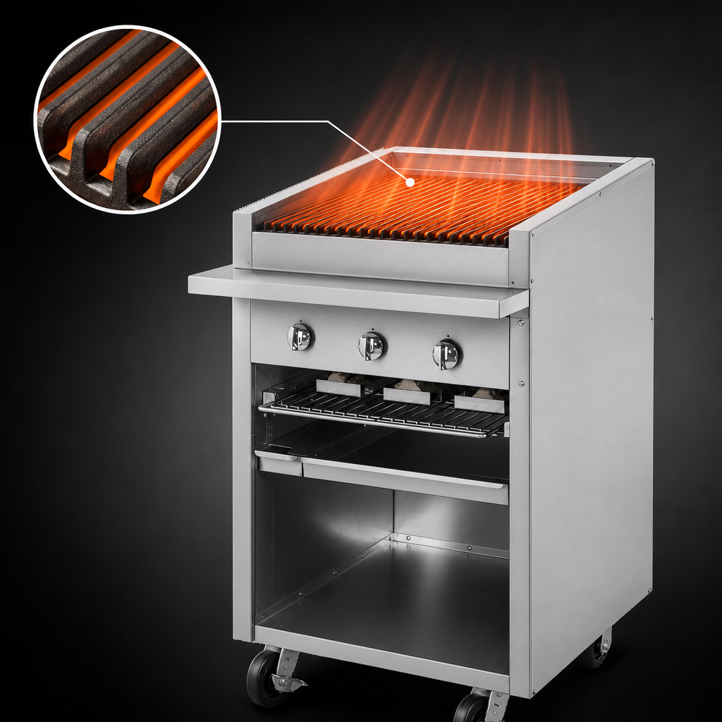 Radiant Gas Cooking