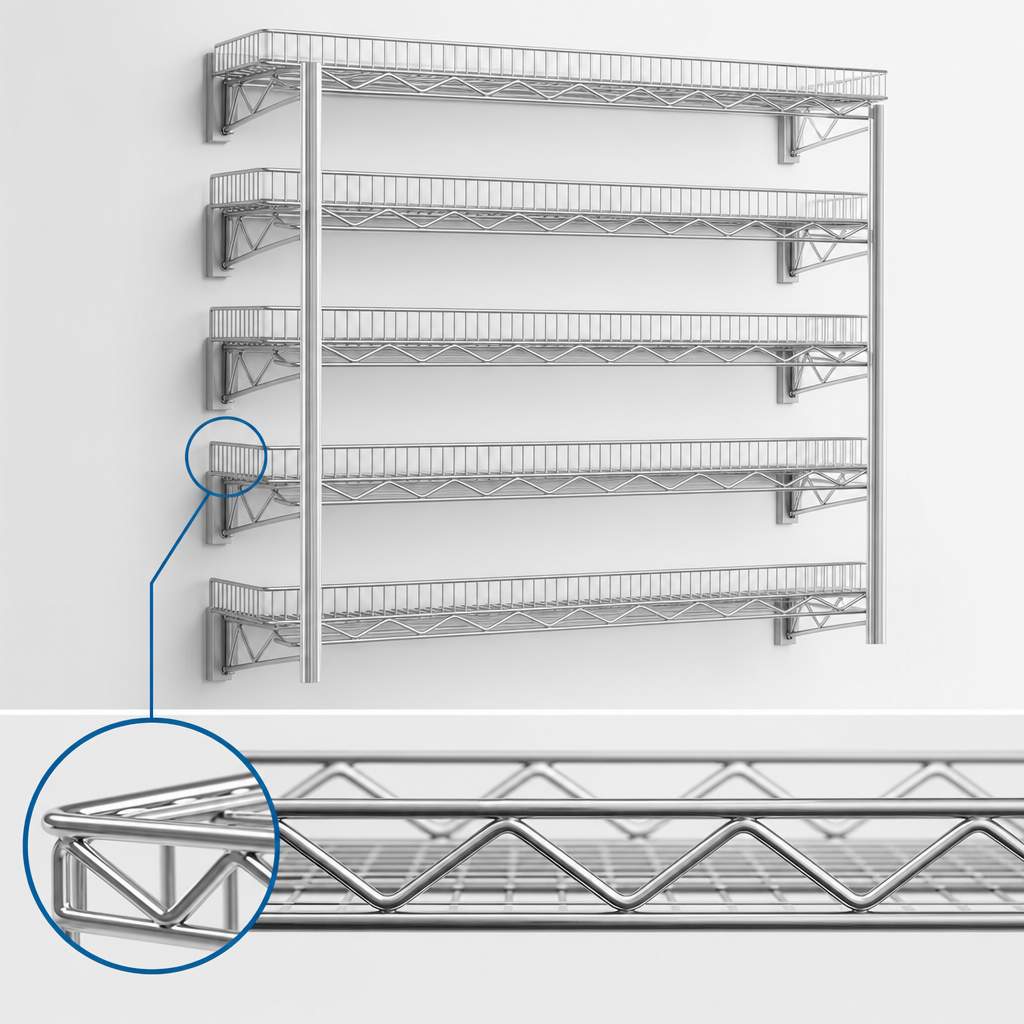 Quad-Truss Shelf Design