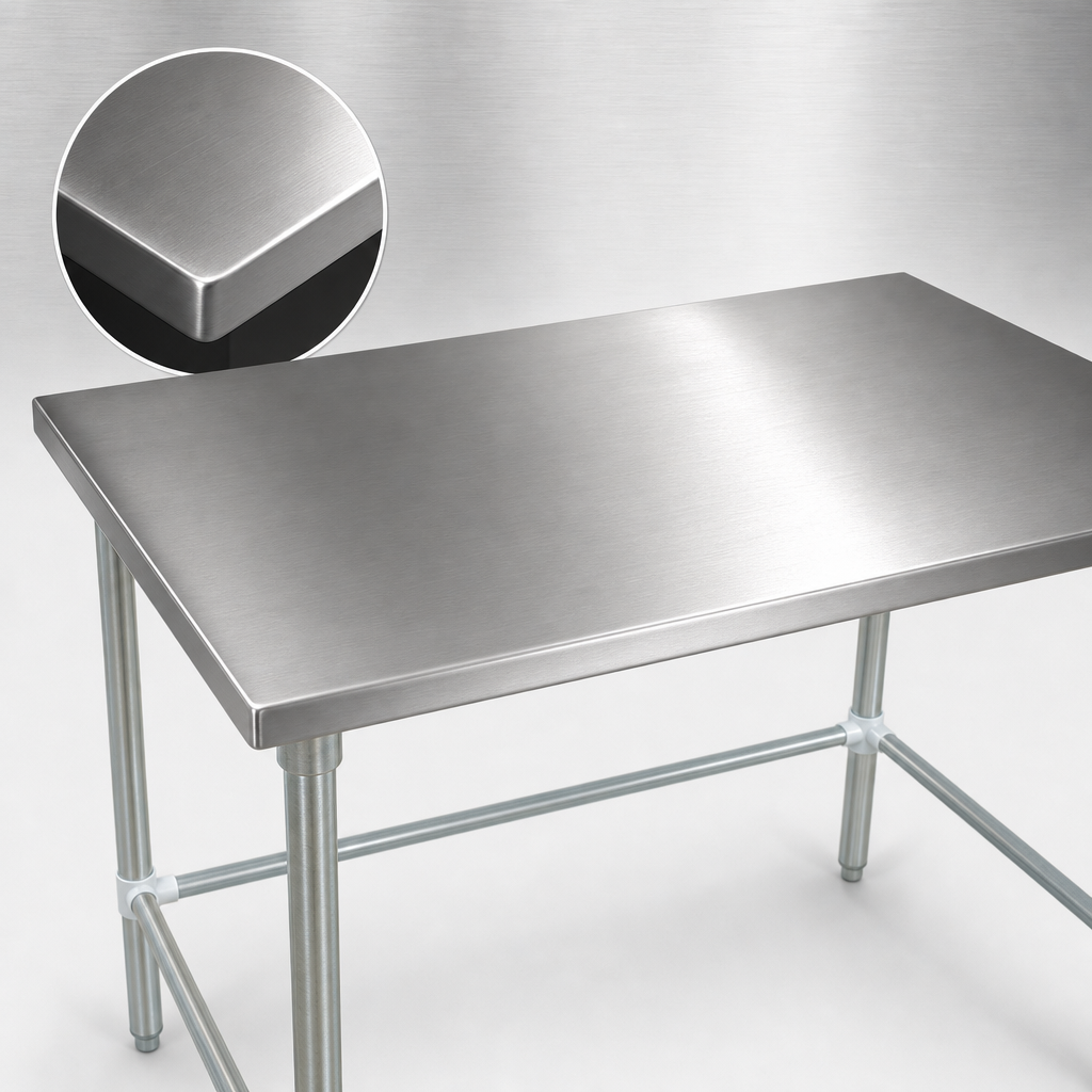 14-Gauge Stainless Steel Top