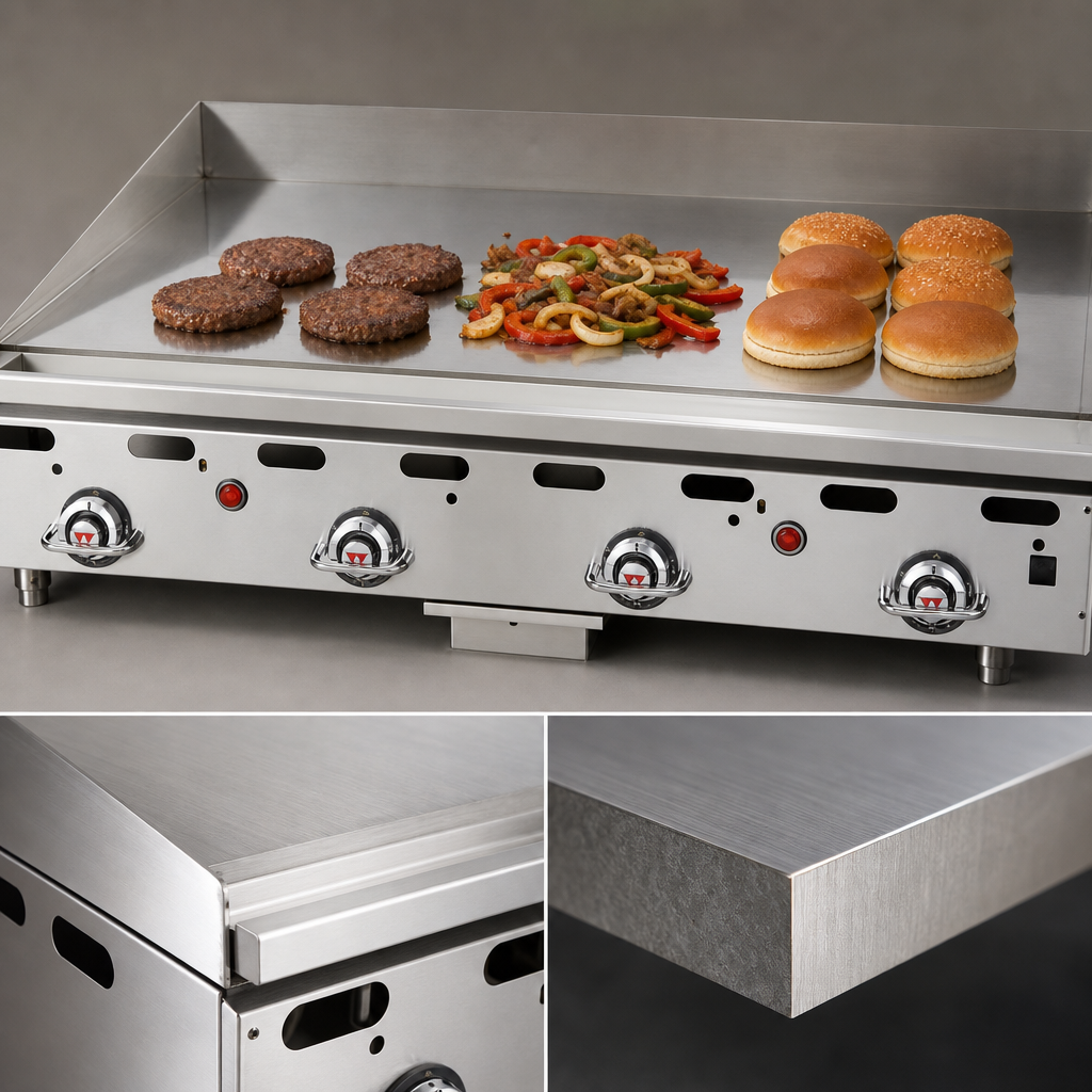 1-Inch Polished Steel Plate