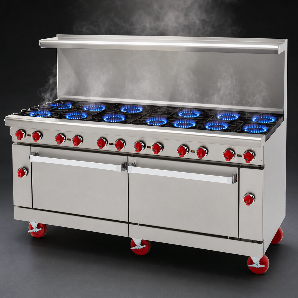 12 Open Burners