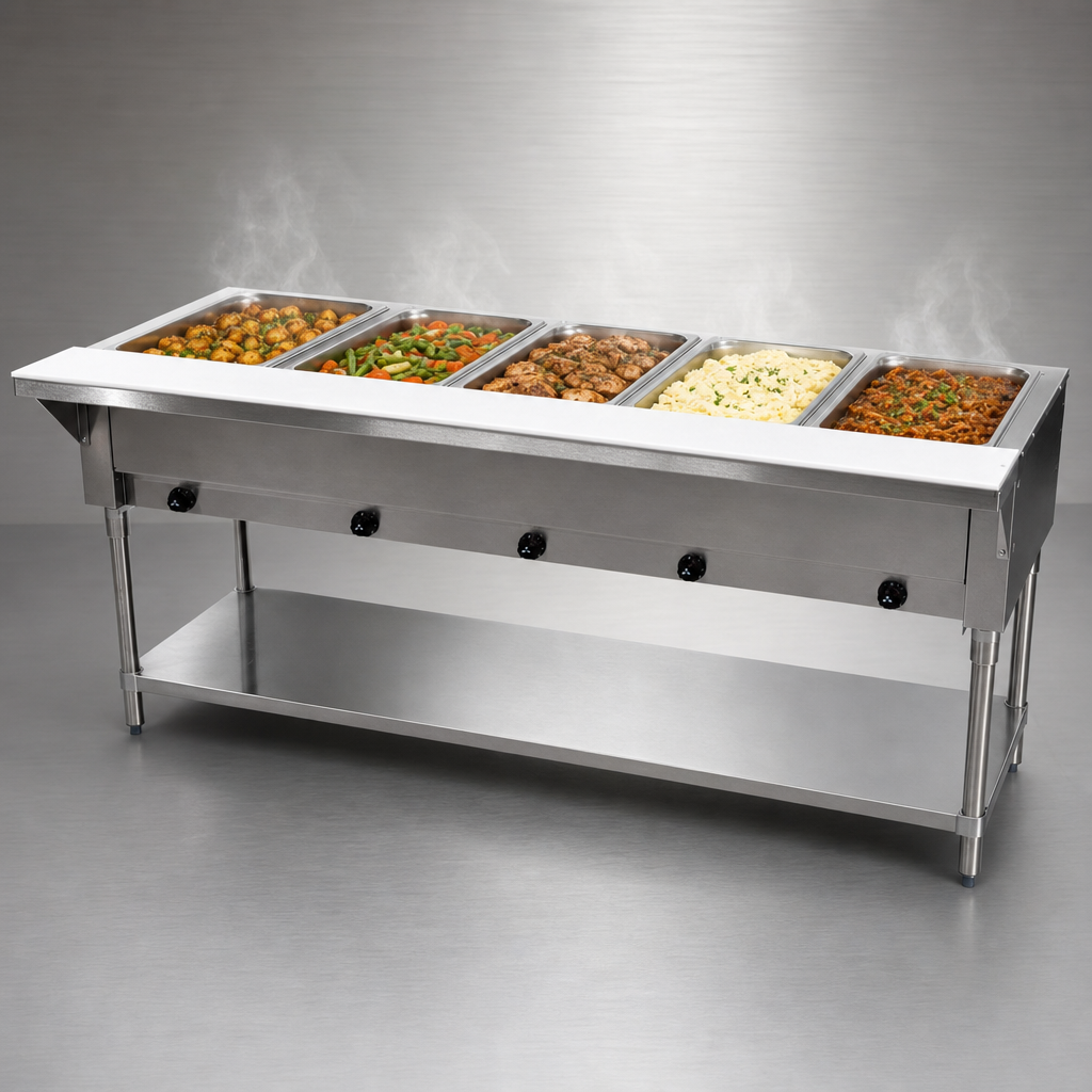Five Hot Food Wells