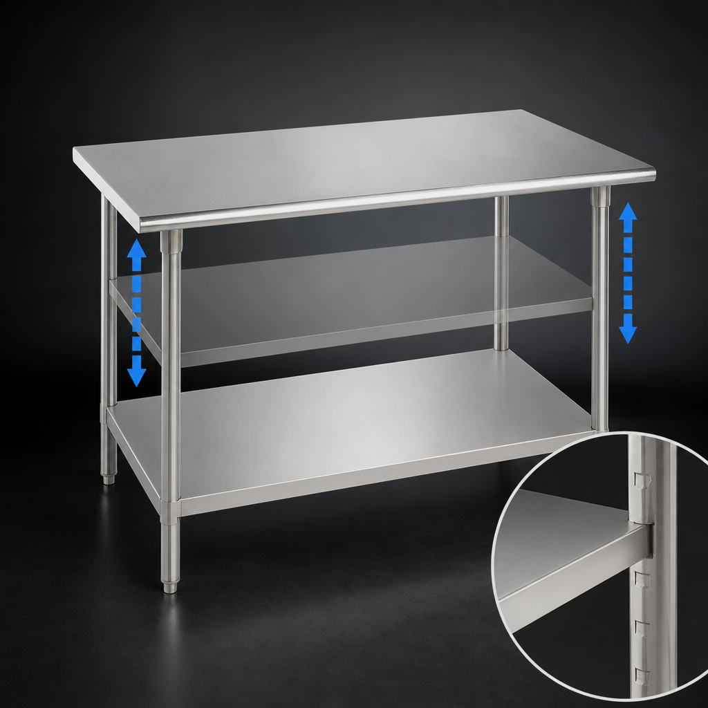 Adjustable Stainless Steel Undershelf