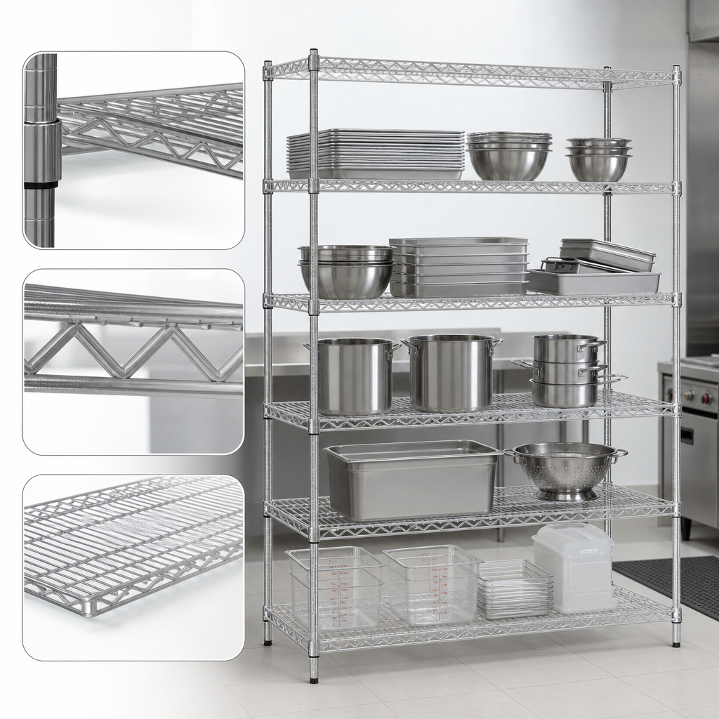 Patented QuadTruss Shelf Design