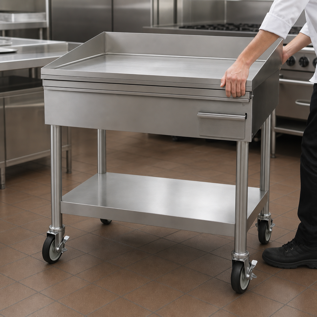 Stand with Casters Included