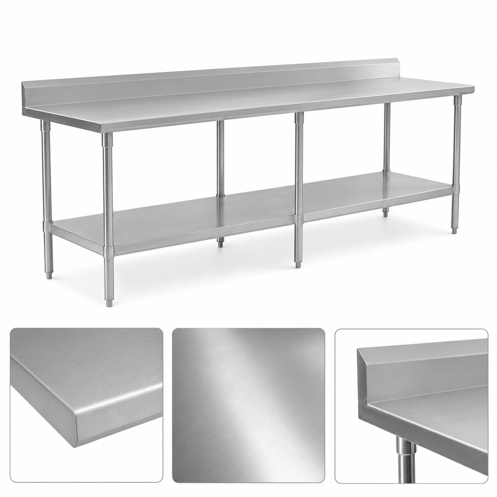 16-Gauge Stainless Steel Top