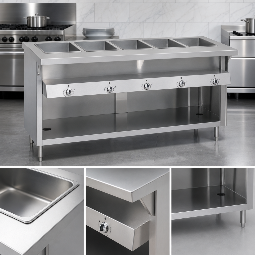 Heavy-Duty Stainless Steel Construction