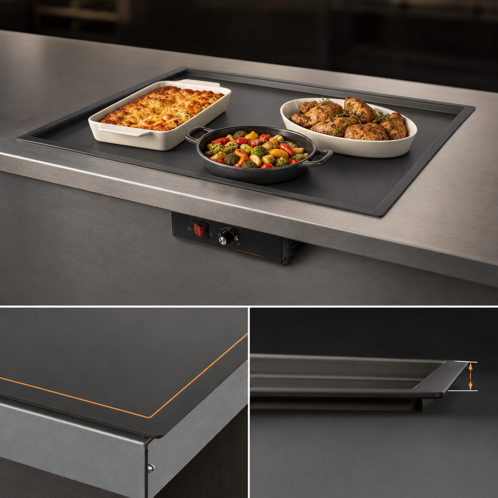 Recessed Heated Surface