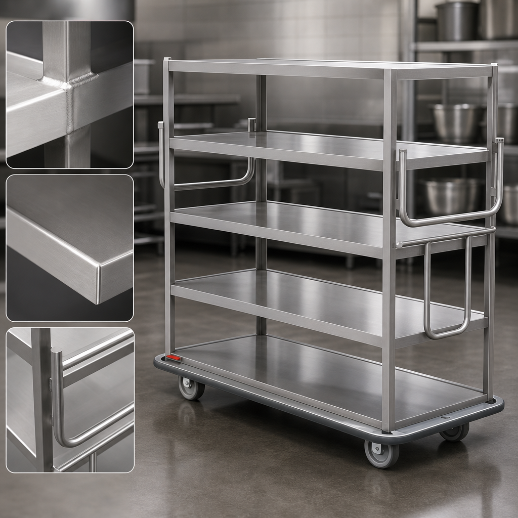 16-Gauge Stainless Steel Construction