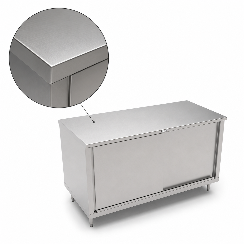 14-Gauge Stainless Steel Top