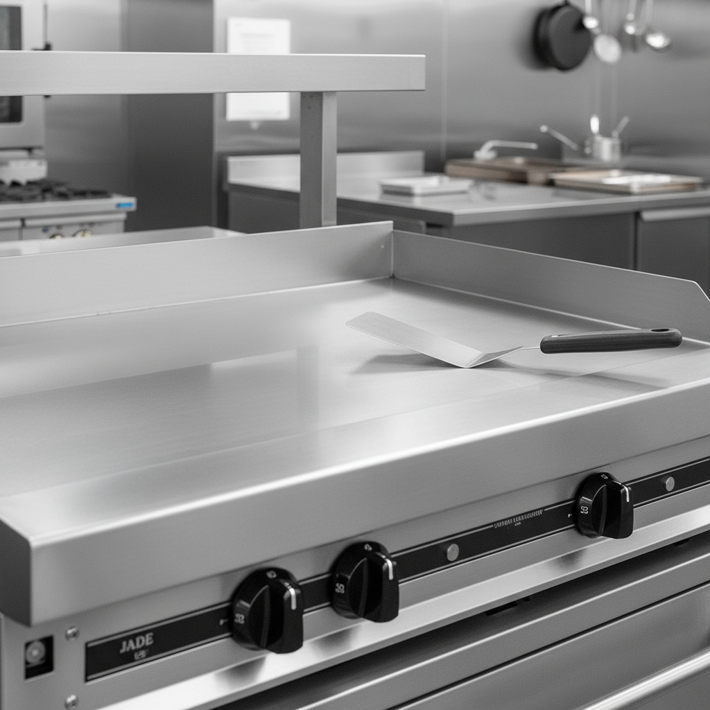Experience superior heat retention and even cooking with the range's polished 1-inch thick steel griddle plate.