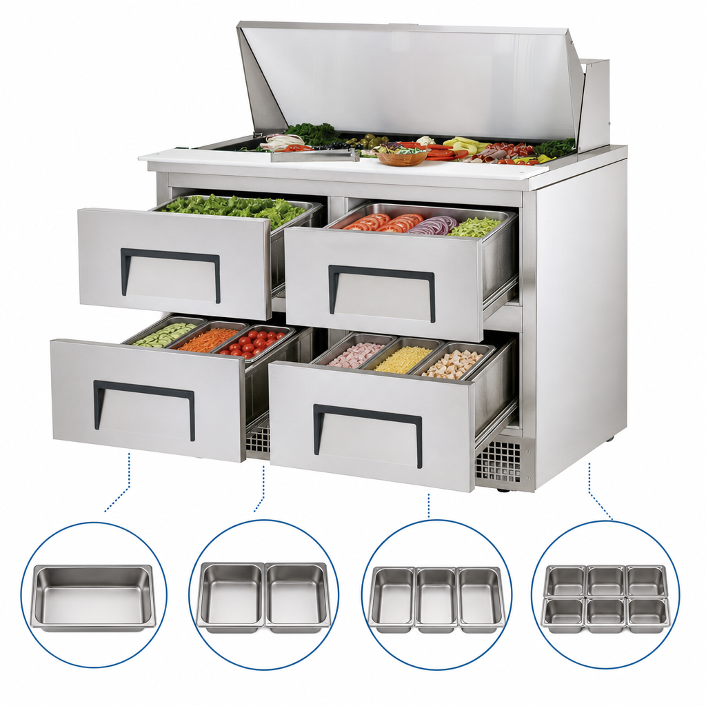 Four Flexible Drawers