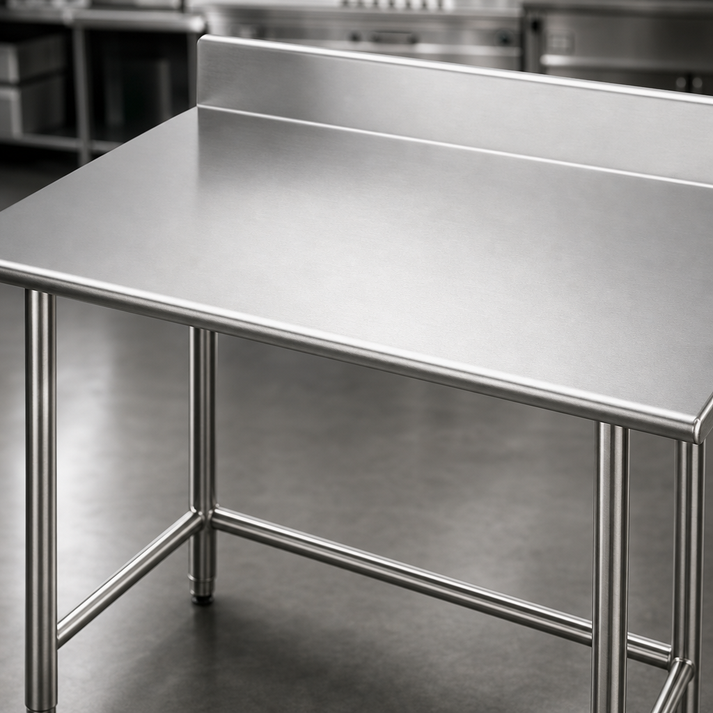 16-Gauge 304 Stainless Steel Top