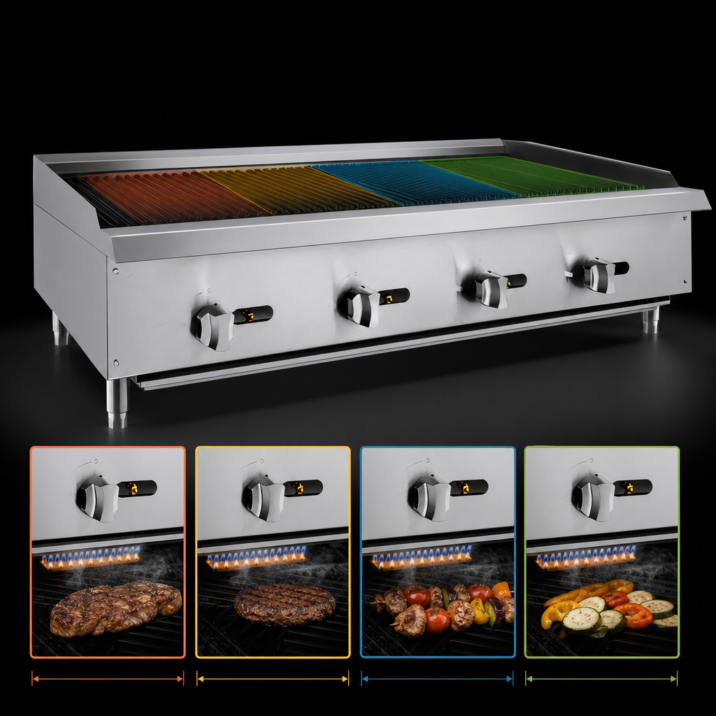 Independent 35,000 BTU Burners