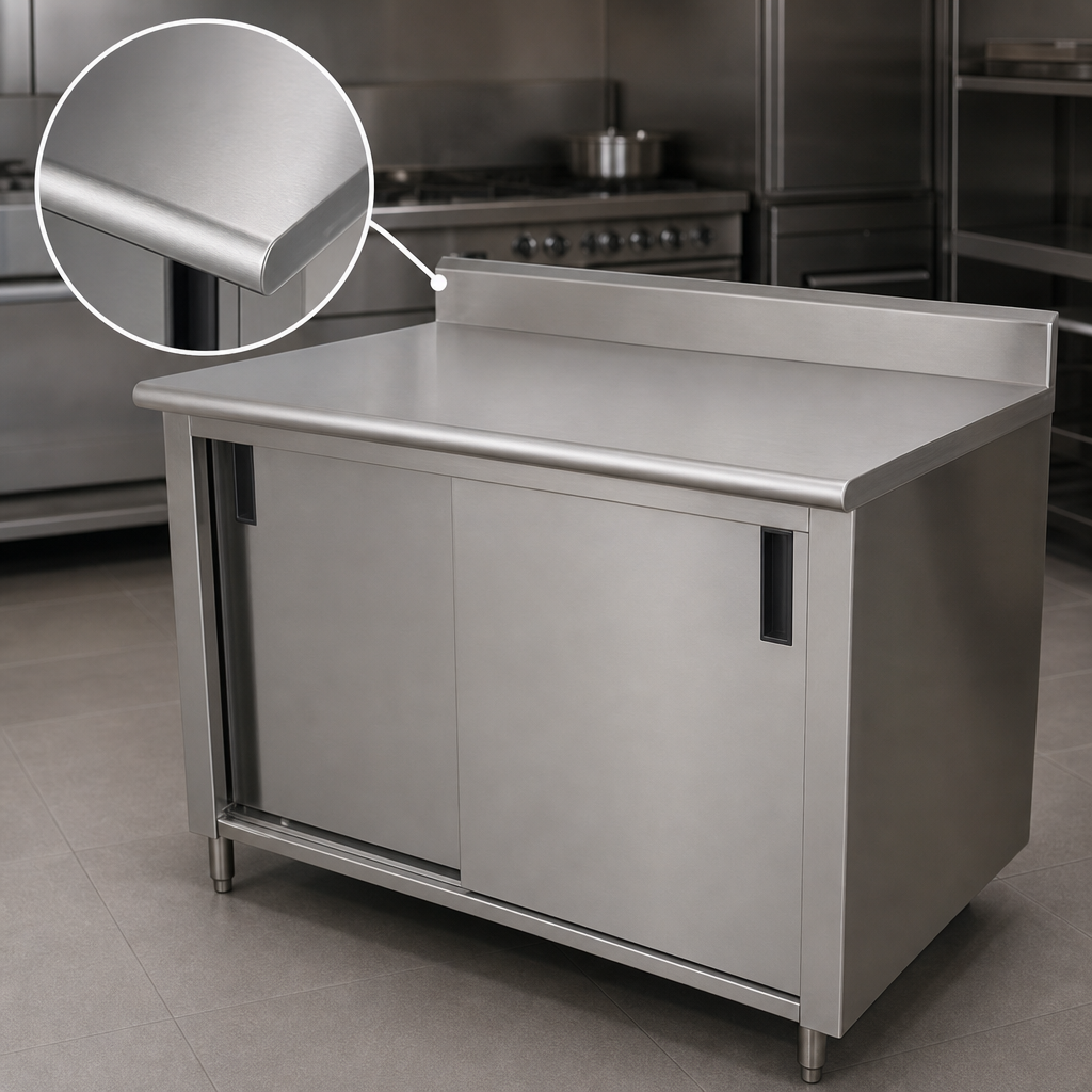 14-Gauge 304 Stainless Steel Top