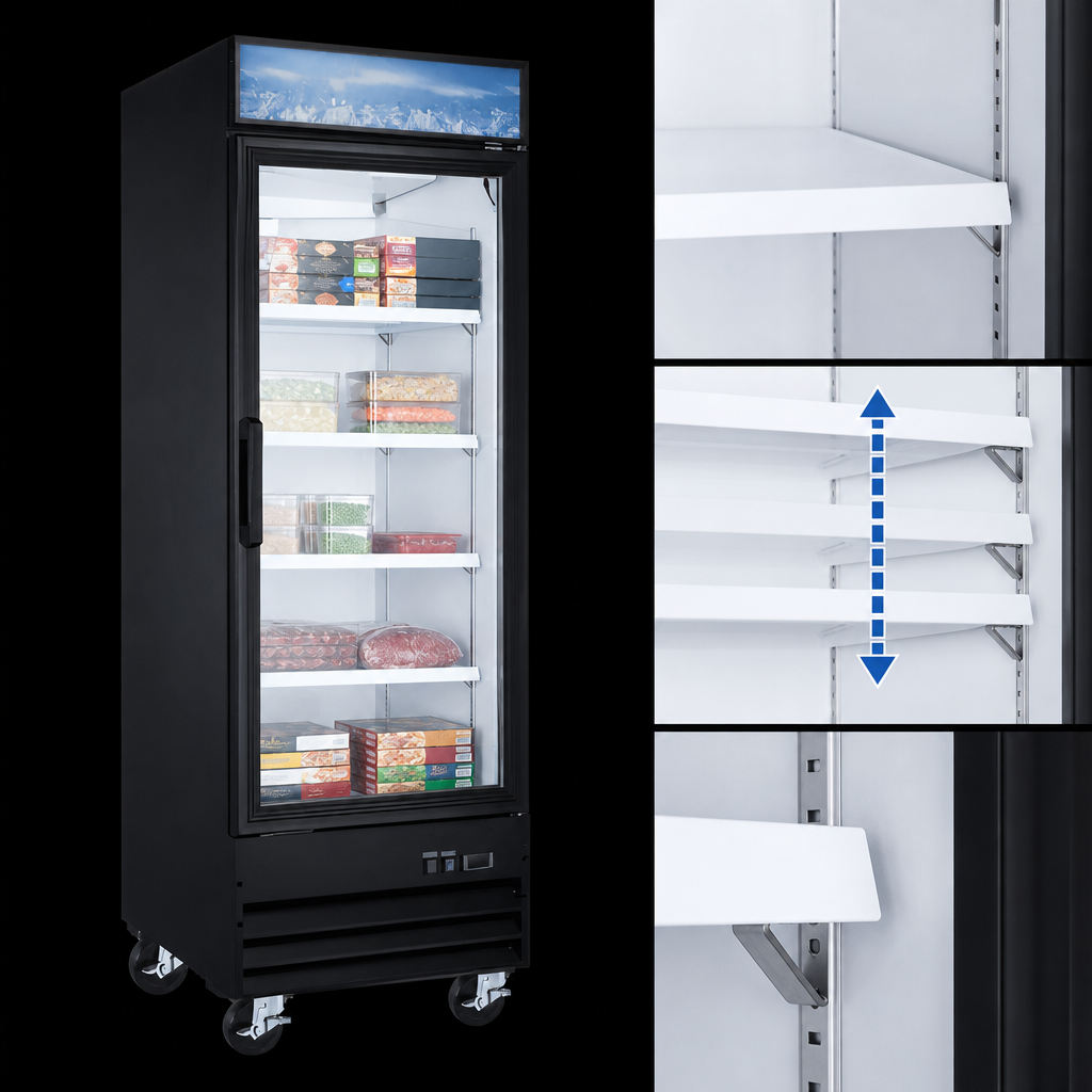 Adjustable PVC-Coated Shelves