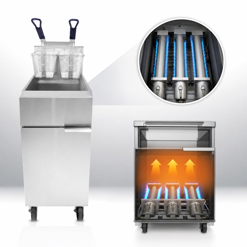 Three-Burner Heating