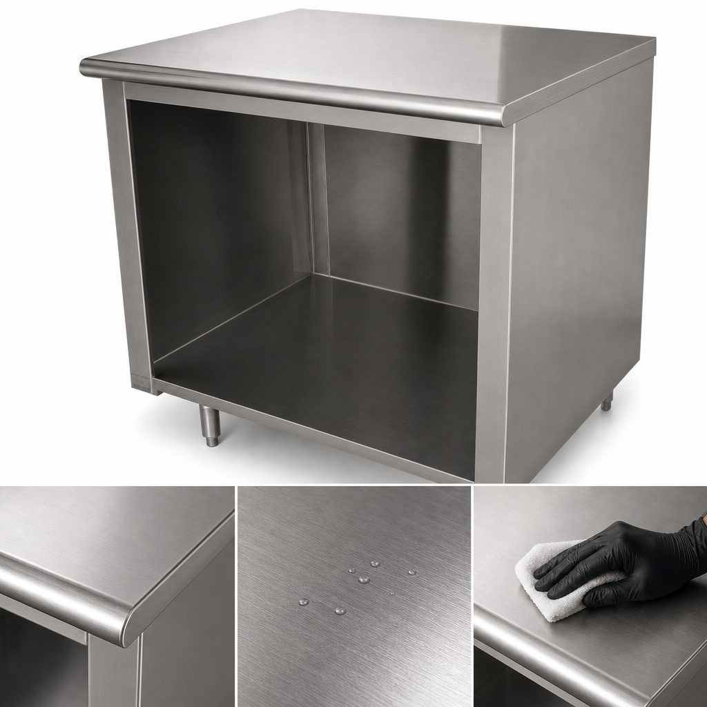 14-Gauge 304 Stainless Steel Top