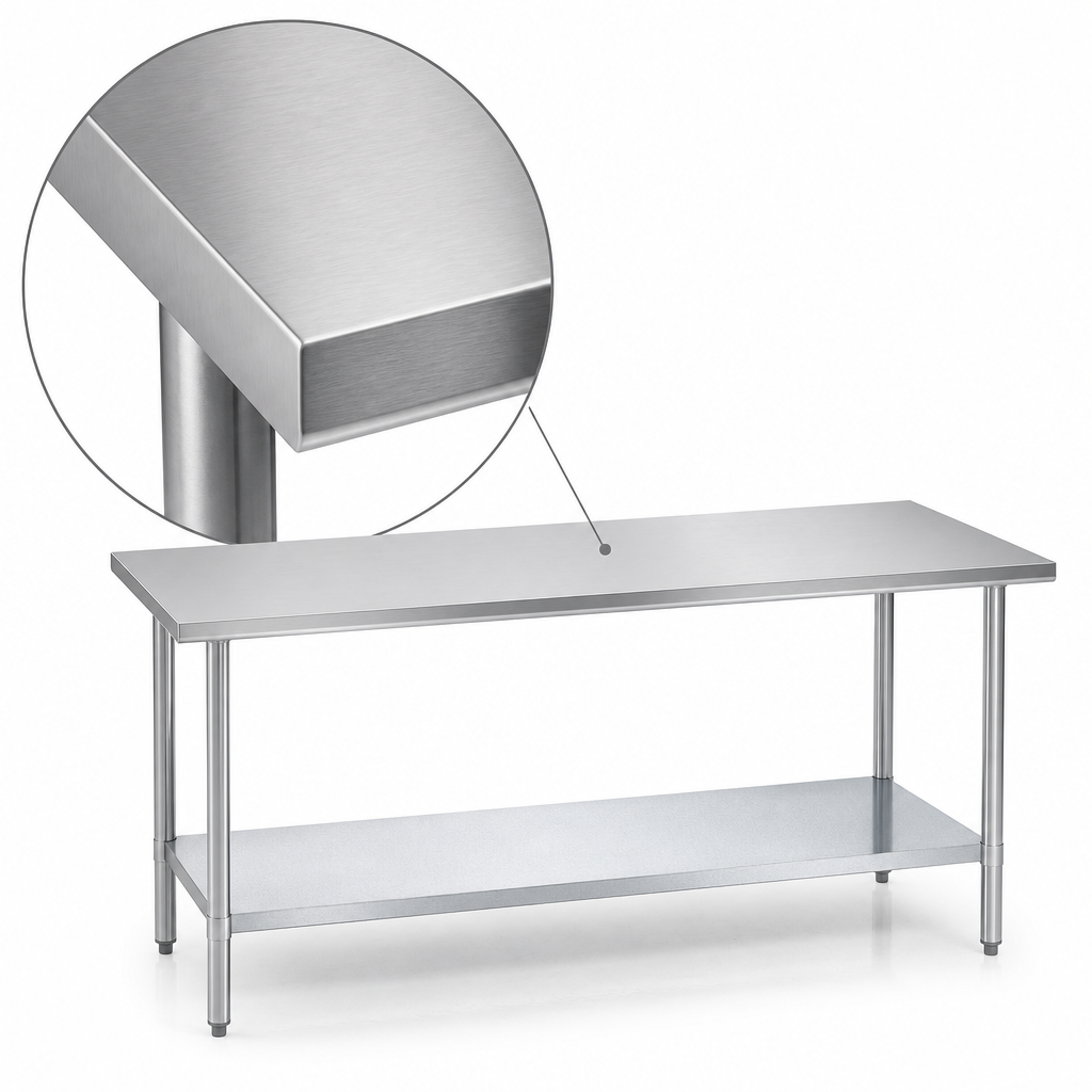 14-Gauge 300-Series Stainless Steel Top