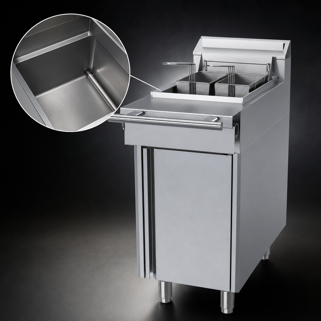 35 lb Stainless Steel Frypot