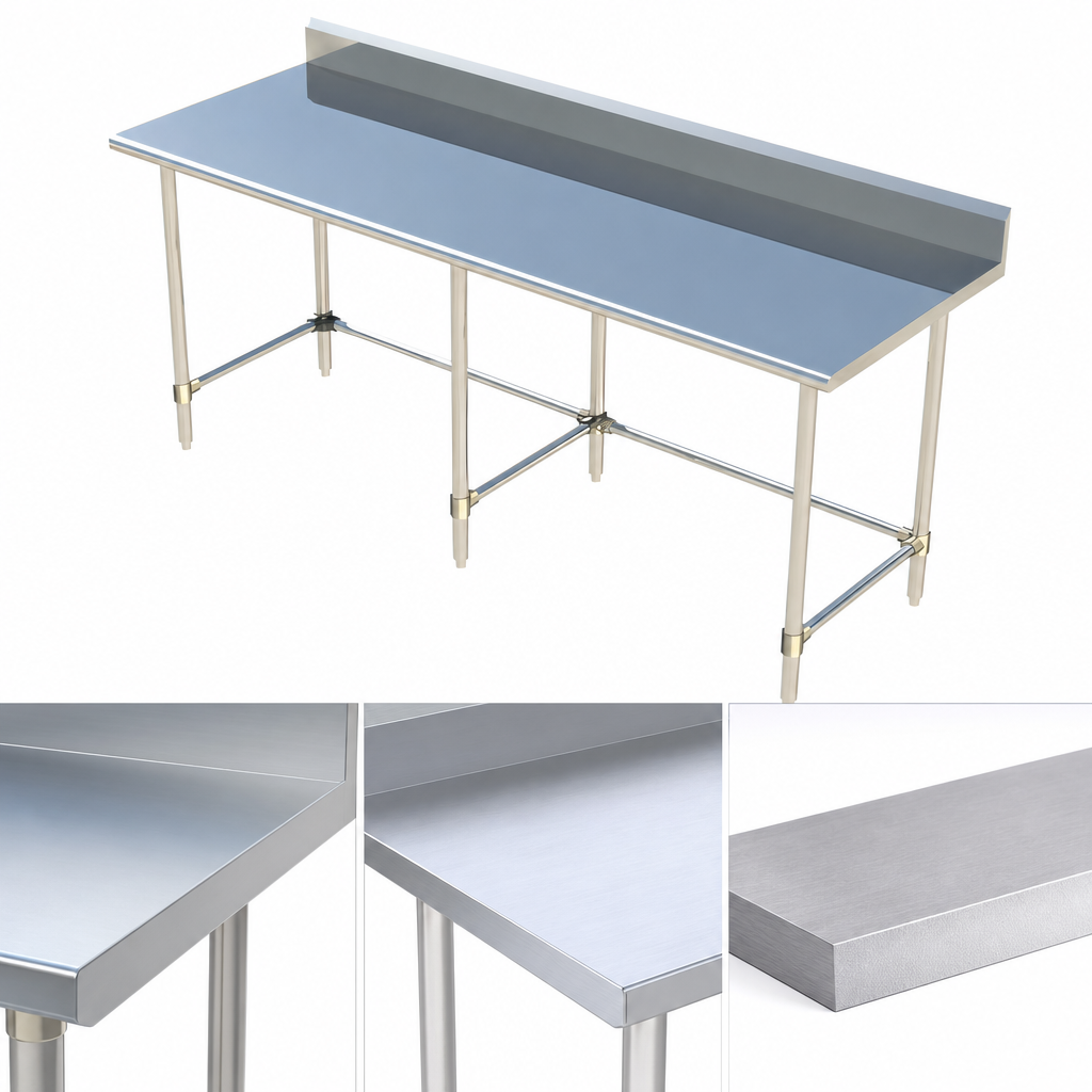 18/400 Stainless Steel Reinforced Top