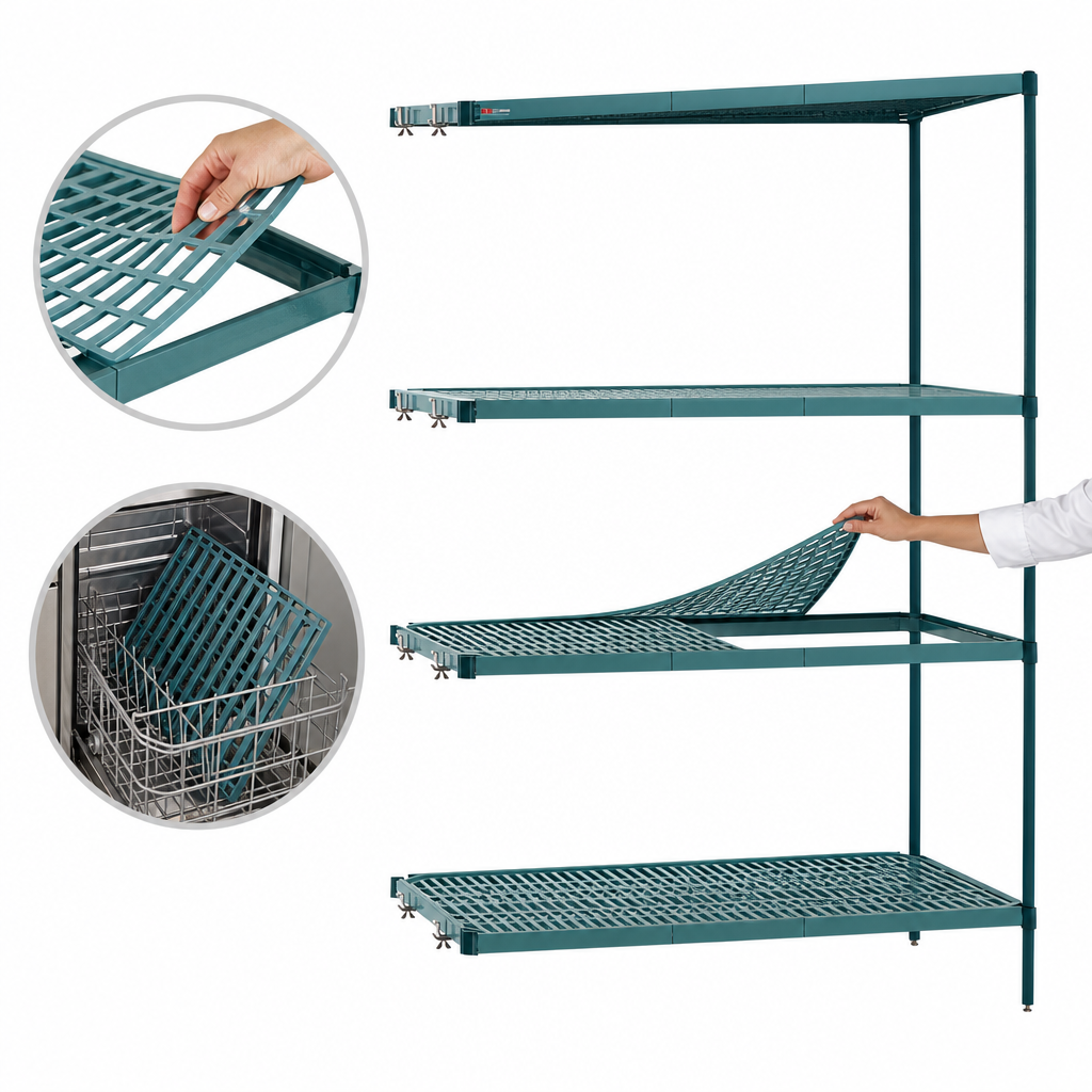 Removable Polymer Shelf Mats