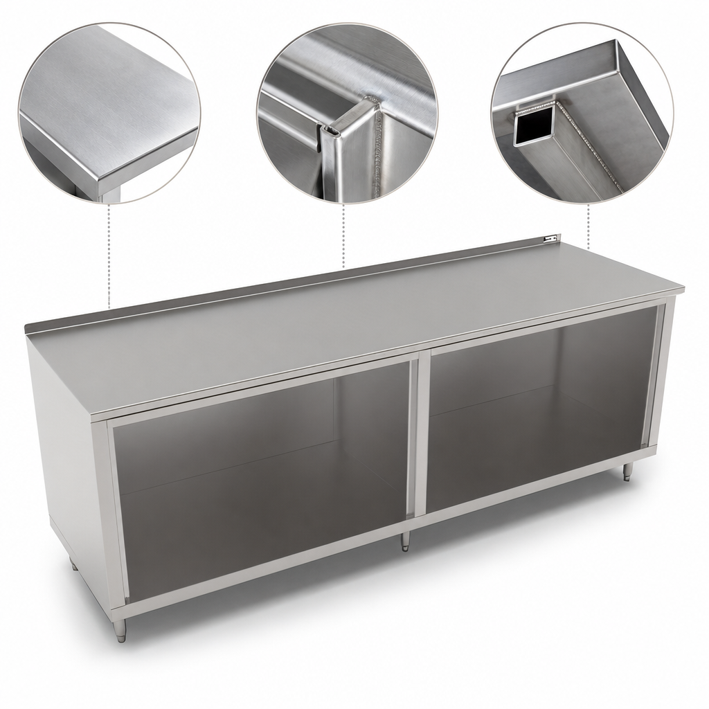 16-Gauge Stainless Steel Top