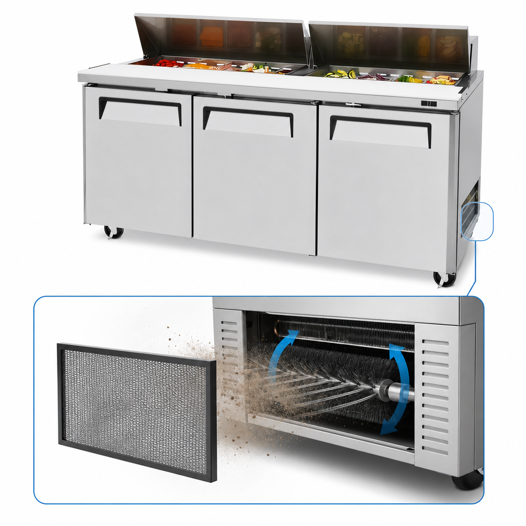 Self-Cleaning Condenser