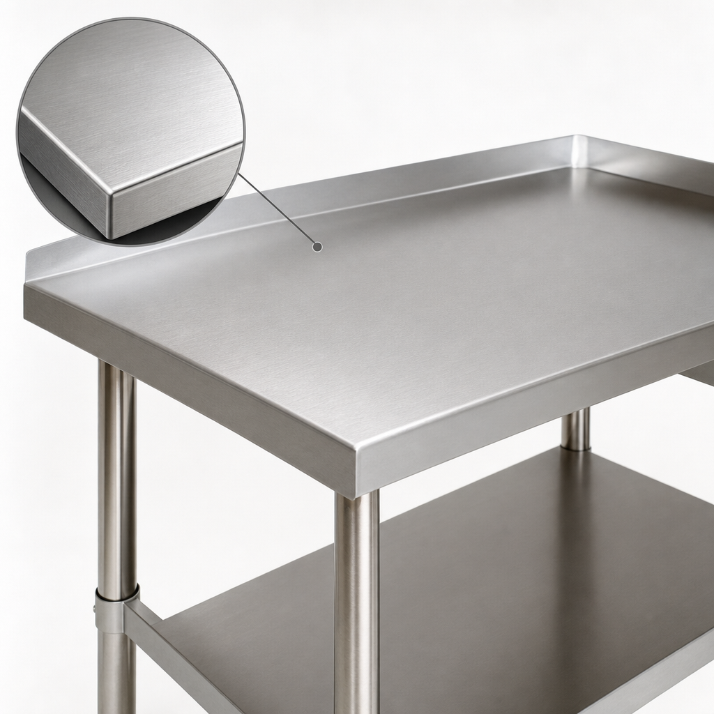 18-Gauge Stainless Steel Top