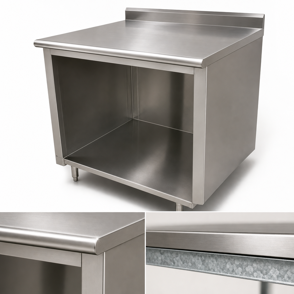 16-Gauge 304 Stainless Steel Top