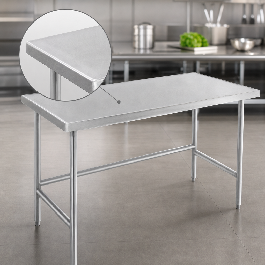 14-Gauge Stainless Steel Top