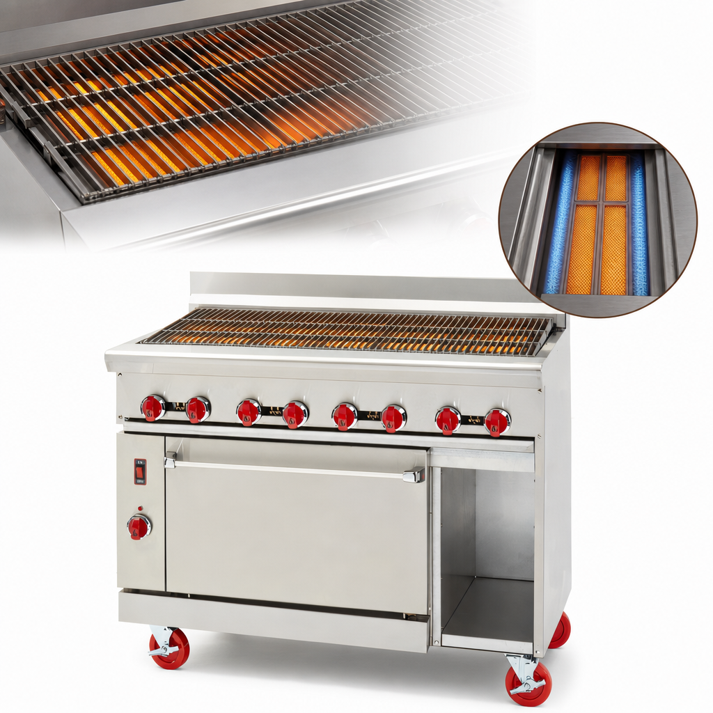 Heavy-Duty Radiant Broiler Top