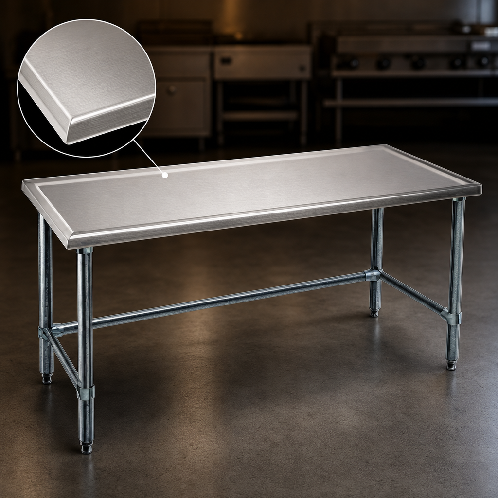 14-Gauge Stainless Steel Top