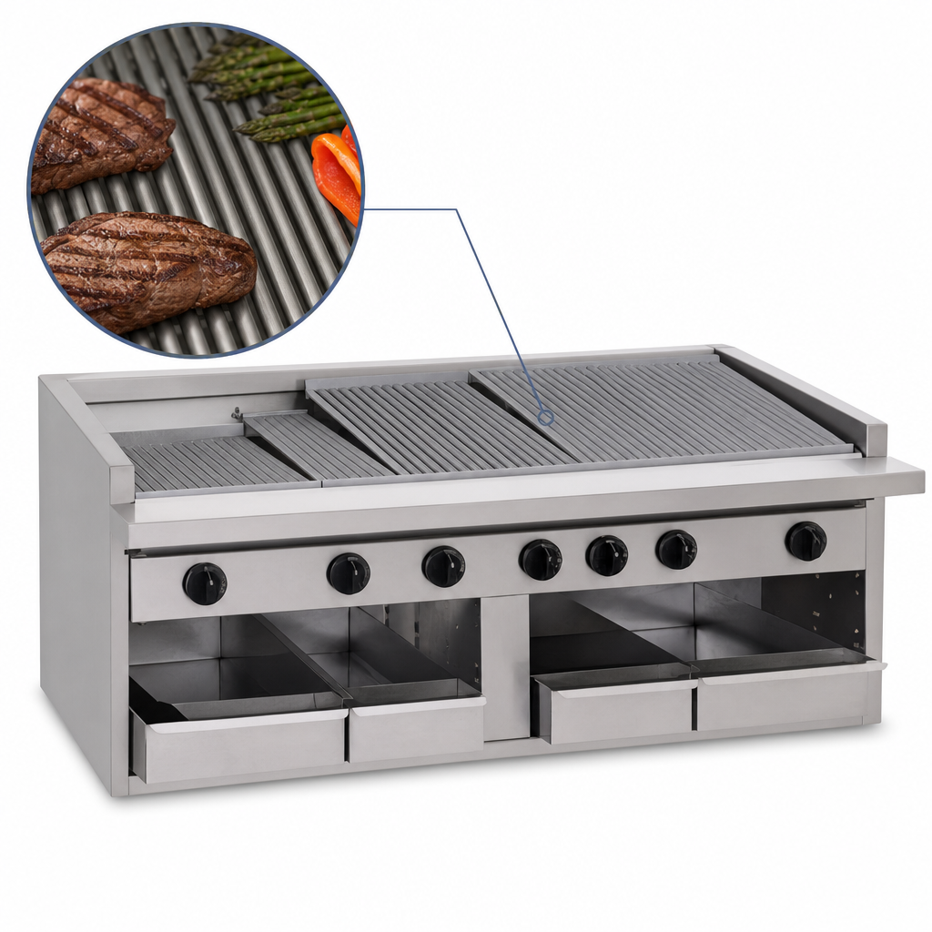 Free-Floating Round Rod Top Grate