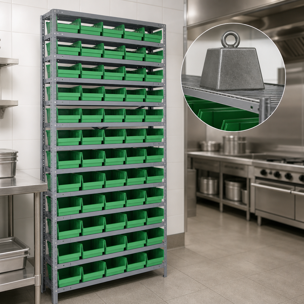 400 lb. Per Shelf Capacity