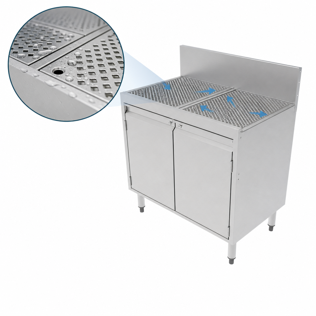 Pitched Drainboard Top