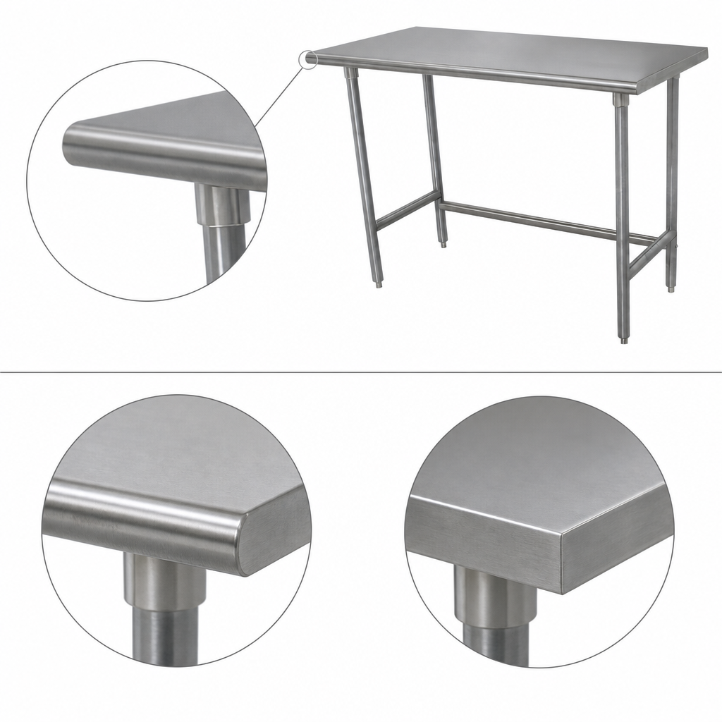 Sanitary Rolled Edges