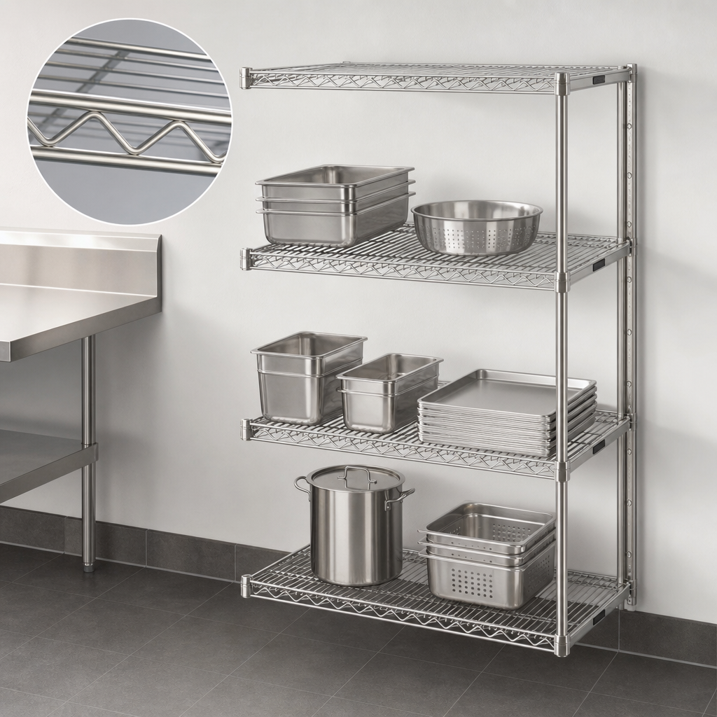 Patented QuadTruss Shelf Design