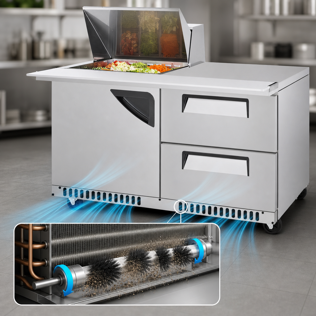 Self-Cleaning Condenser