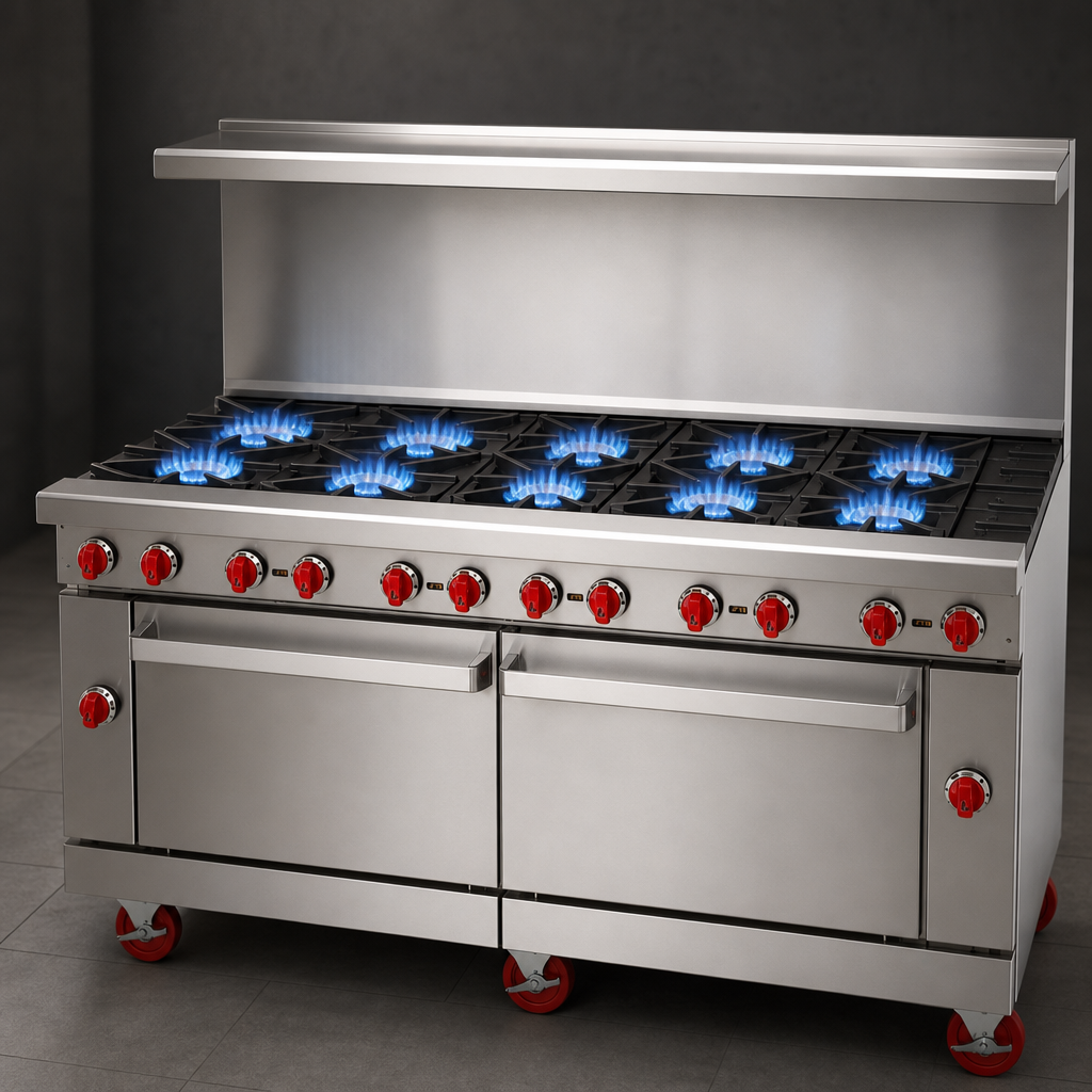 Eight Open Burners