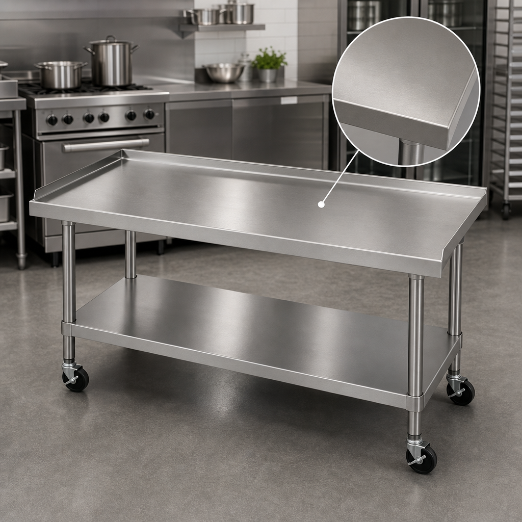 14 Gauge 304 Stainless Steel Top