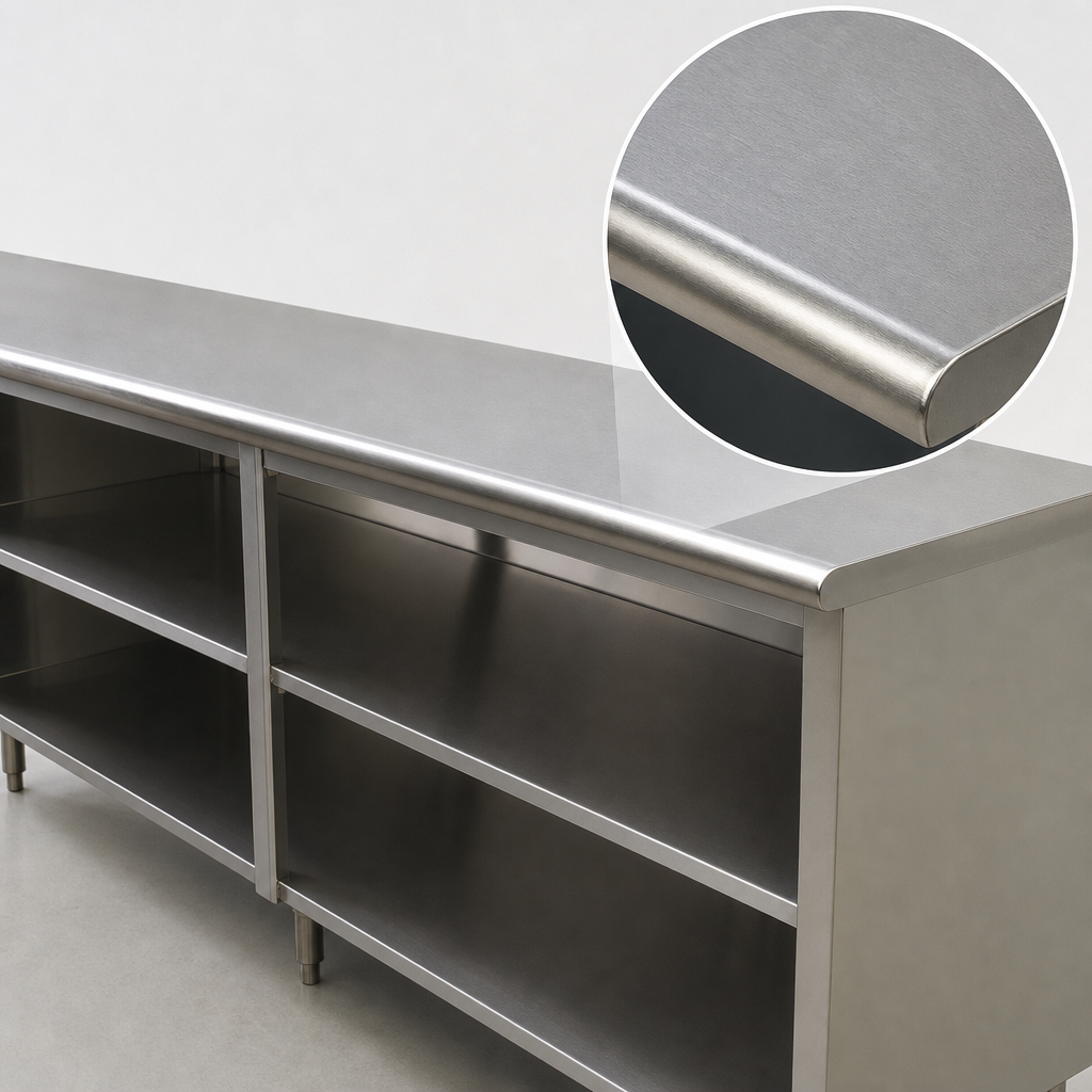 16 Gauge 304 Stainless Steel Top