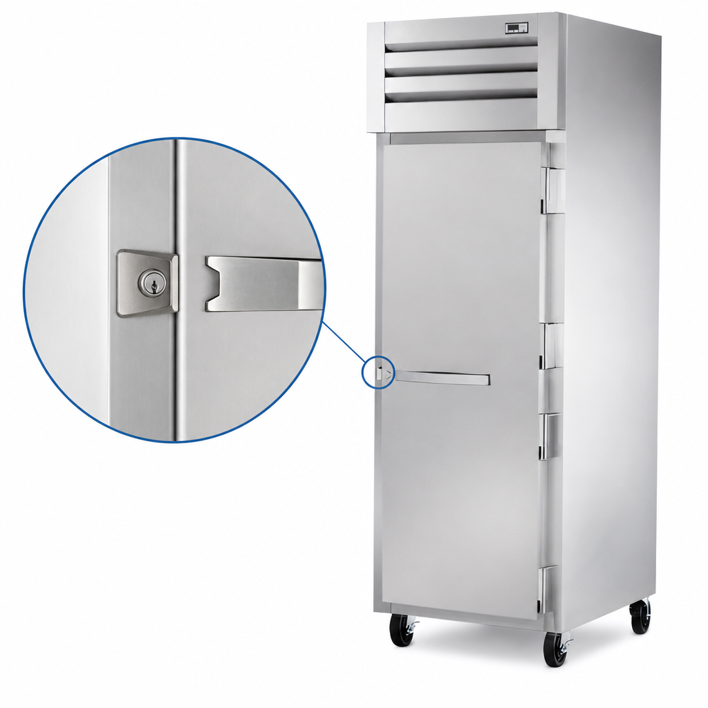Locking Solid Swing Door