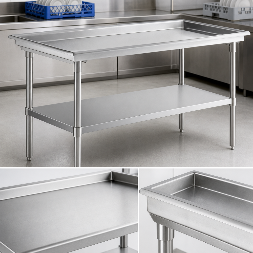 304 Stainless Steel Work Surface
