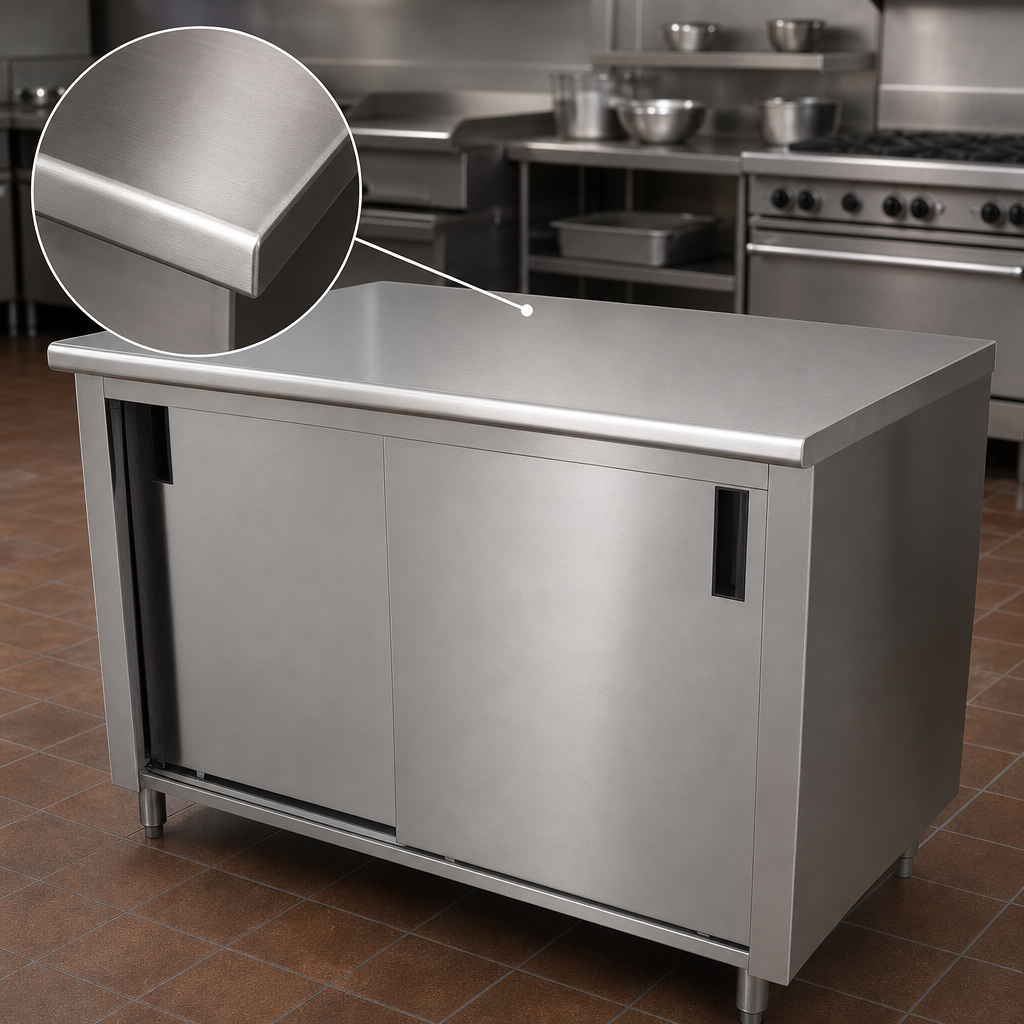 16-Gauge 304 Stainless Steel Top