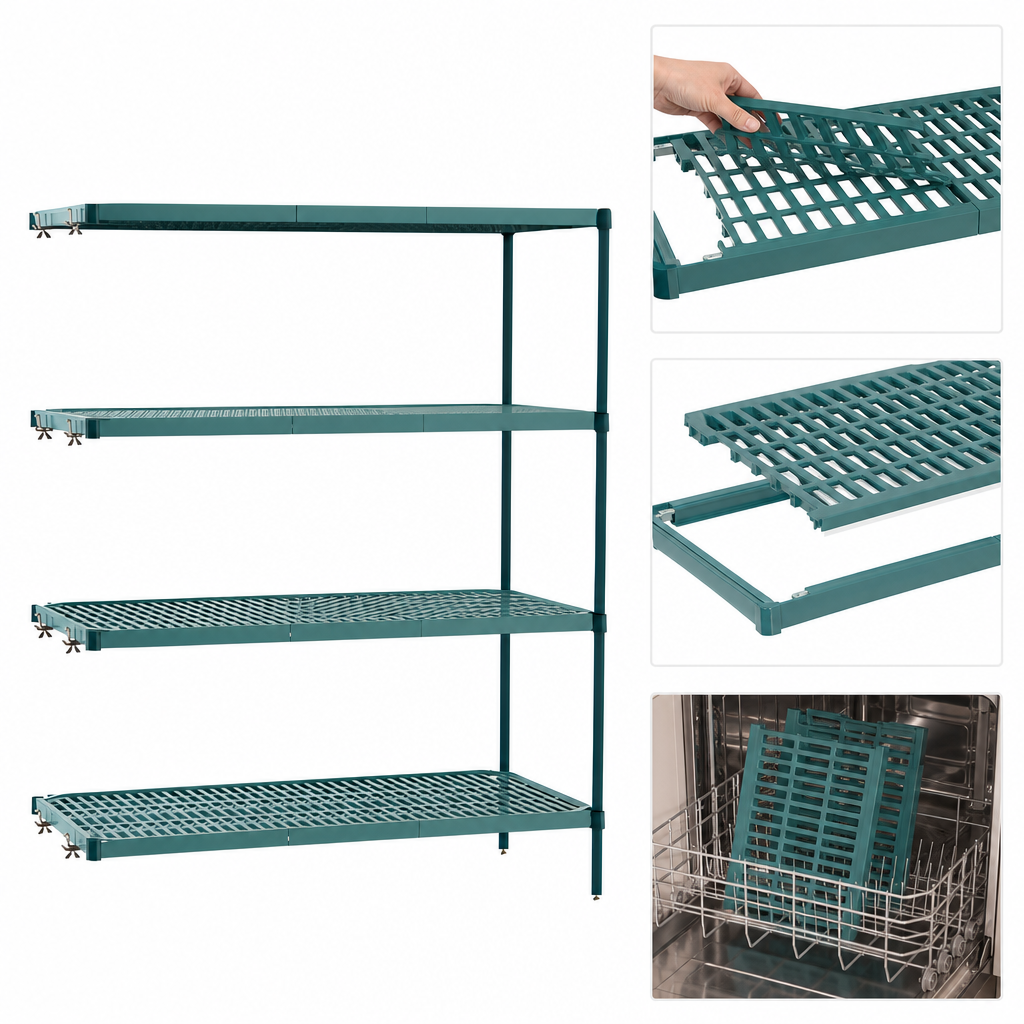 Removable Polymer Shelf Mats