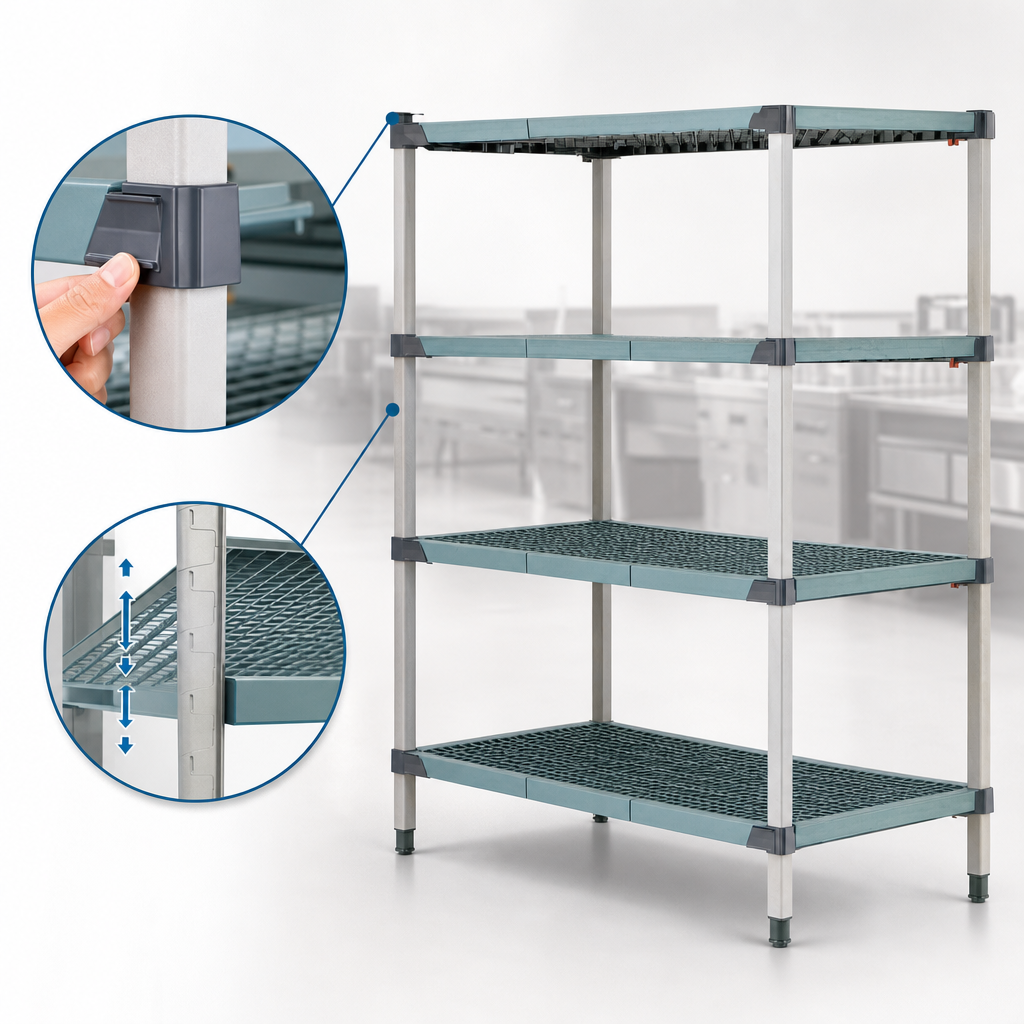 Quick-Adjust Shelf Design