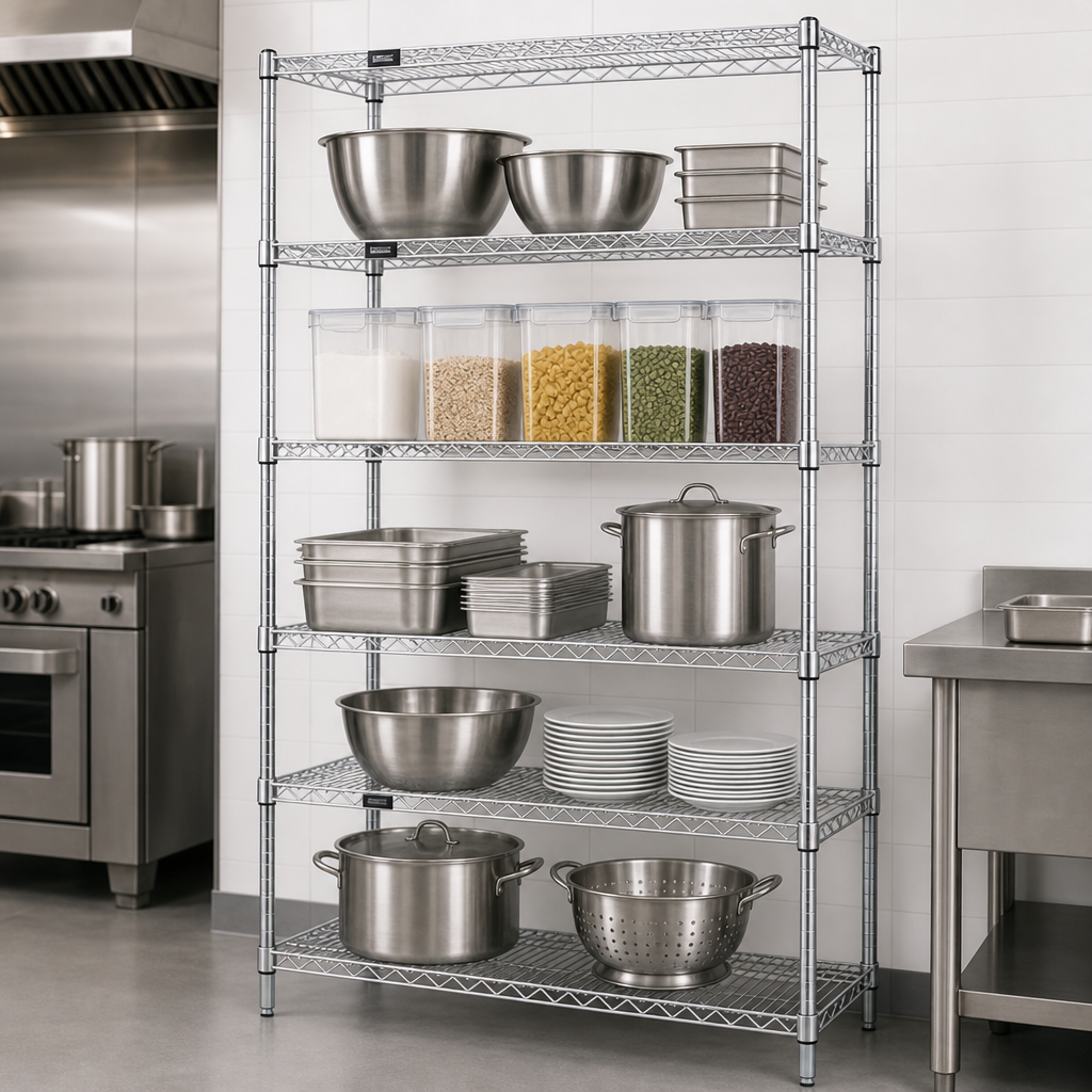 Five Wire Shelves